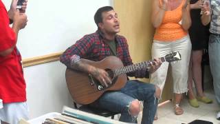 Frank Iero Joyriding Acoustic September 3rd 2013 [upl. by Enileuqaj]