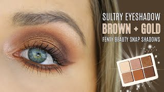 FENTY BEAUTY SNAP SHADOWS ❤ True Neutrals Eyeshadow Tutorial shorts [upl. by Burnett]