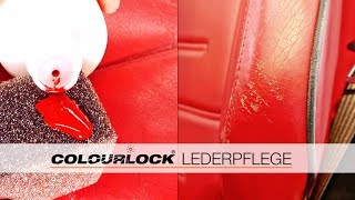 LEDERREINIGUNG – LEDERREPARATUREN – LEDERPFLEGE – AUTOLEDER  Anleitung  COLOURLOCK [upl. by Amandi]