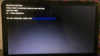 How to fix Boot Device Not Found Hard disk error3f0 in Hp Pavilion Laptop [upl. by Tiffi476]