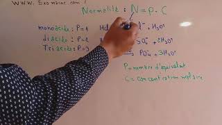 chimie  partie 3  Calculer une normalitéconcentration massique et molaire [upl. by Hollie374]