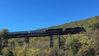 CSX Northbound Manifest Train Whiteside Tennessee 10212023 [upl. by Elleinod29]