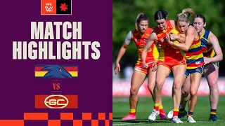 Adelaide v Gold Coast Highlights  Round 5 2023  AFLW [upl. by Leasi]