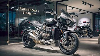 2025 Triumph Rocket 3 Storm GT Review  FIRST LOOK  InDepth Look Triumph Rocket 3 Storm GT [upl. by Wally]