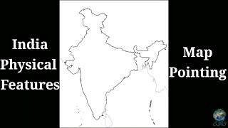 India Physical features Map [upl. by Alilahk]