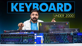 Best Gaming Mechanical Keyboard under 2000 of 2024  Best Gaming keyboards of 2024 [upl. by Ajna]