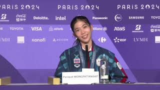 Thailands Panipak quotTennisquot Wongpattanakit defends taekwondo womens 49kg title｜Paris 2024｜Olympics [upl. by Wagstaff]