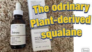 The ordinary 100 plant derived Squalane  FOR OILY SKINREVIEW  HOW TO USE IT FOR SKIN AND HAIR [upl. by Swart]