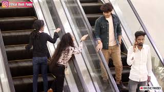 Giving Flying Kiss 😘  Part  5  Strangers On Escalator  Khushi Pandey [upl. by Mailand]