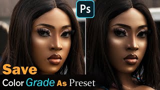 LUTS preset CREATE and SAVE with Adobe photoshop tutorials [upl. by Even]