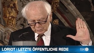 LORIOT  LETZTE ÖFFENTLICHE REDE  VICCO VON BÜLOW [upl. by Wier]