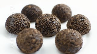 Bomboane Brigadeiro  Bomboane braziliene  JamilaCuisine [upl. by Sirronal]