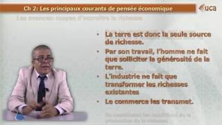 Chapitre 2 Les principaux courants de la pensée économique partie 1 [upl. by Cataldo344]