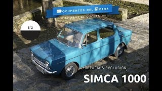 Simca 1000 12 Historia y evolución [upl. by Short]