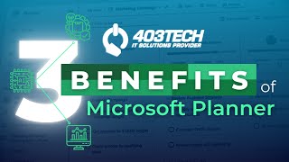 3 Benefits of Microsoft Planner [upl. by Kcirednek305]