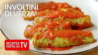 INVOLTINI DI VERZA di Benedetta Rossi  Ricetta TV Fatto in Casa per Voi [upl. by Grania]