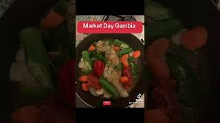 Market Day In The Gambia I bought Fish shortsvideo gambia [upl. by Esinert]