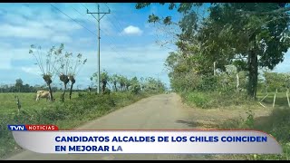 CANDIDATOS ALCALDES DE LOS CHILES COINCIDEN EN MEJORAR LA RED VIAL DEL CANTÓN [upl. by Pol]