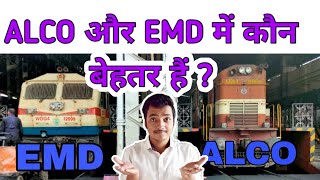 ALCO VS EMD  Why ALCOs are replacing with EMD  Which Locomotive is better [upl. by Azzil503]