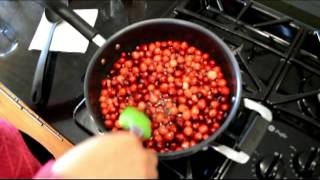 Homemade Cranberry Sauce [upl. by Belcher840]