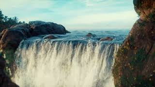 Waterfall  LiquiGen  EmberGen  Cinema4d  Octane [upl. by Ondine591]