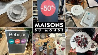 MAISONS DU MONDE ESPAÑA 🇪🇸 REBAJAS ENERO 2023 HASTA 70� DESCUENTO [upl. by Rima649]