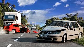 BeamNG Drive  Realistic Car Crashes 8 [upl. by Rikahs]