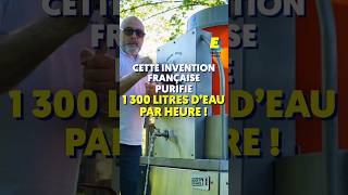 Cette invention française purifie 1 300 litres d’eau par heure  💧🇫🇷 shorts [upl. by Rich]