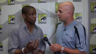 Dule Hill Burton Gus Guster interview for PSYCH at Comic Con 2010 [upl. by Annaira894]