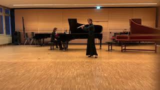 A Casella  Sicilienne et Burlesque for Flute and Piano Violeta Gil García [upl. by Karissa231]