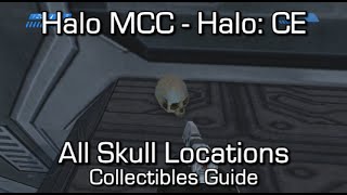 Halo MCC Halo CEA  All Skulls Locations Guide  Headhunter Achievement [upl. by Aratahs]