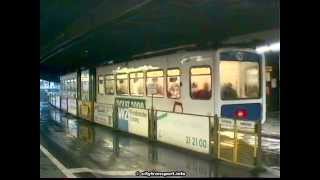 Wuppertal Schwebebahn Monorail December 1990  Raining [upl. by Burdett]