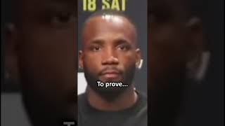 Leon Edwards Put my shin across his head wtf shorts funny trending ufc286 [upl. by Keane]