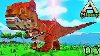 MANGÉ PAR UN TREX   PixARK  Ep3 [upl. by Akeirahs503]