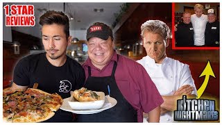 Eating At Gordon Ramsays Kitchen Nightmares Restaurant 1 STAR [upl. by Ahsinut]