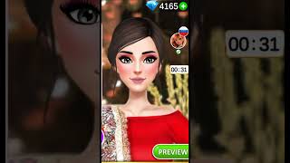 Get ready with me for a glamorous look featuring a stunning red dress and a golden dupatta 1k [upl. by Oetsira]