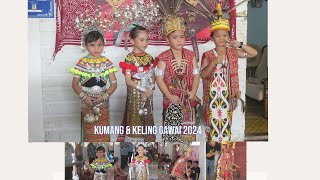 KUMANG amp KELING GAWAI SG GERUNGGANG 2024 [upl. by Brookner]