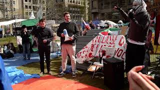 McGill University Representatives Tell Protesters To Dismantle Encampment And Leave Campus RME 4391 [upl. by Tedda196]