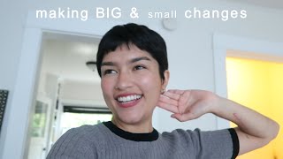 vlog ✰ i got a pixie haircut [upl. by Bowers815]