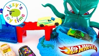 Cars  Hot Wheels Color Shifters OctoBattle Playset  Fun Toy Cars [upl. by Ecnerwal]