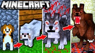 WERWOLF LEBENSZYKLUS in Minecraft  Vom HUND zum UNGEHEUER [upl. by Loftus]