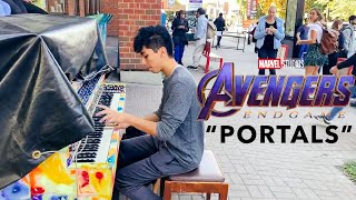 Portals  Avengers Endgame Piano Street Performance [upl. by Ymmij]