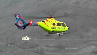 EC135 with electric powertrain and turbine sound module  Breitling Design [upl. by Acissev]