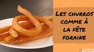 Les vrais churros facile avec 3 ingrédients 🍰 Recette Vegan sans oeufs ni lait spécial confinement [upl. by Yram]