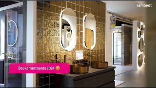 Dé Top 5 Badkamertrends 2024  Badkamer Inspiratie [upl. by Rudie]