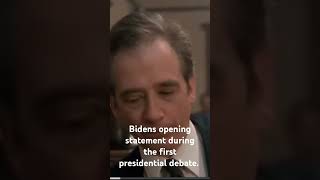 Bidens opening statement at the June 27th debate 2024election FJB Trump2024 [upl. by Poler]