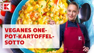 OnePotKartoffelsotto – cremig vegan und einfach lecker  Verena kocht  Kaufland [upl. by Suiravad985]