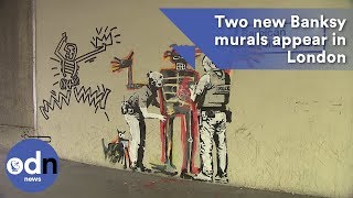 Two new Banksy murals appear in London [upl. by Milah500]