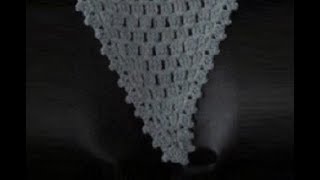 How to Crochet a Triangle Shawl Pattern 54│by ThePatternFamily [upl. by Burne]