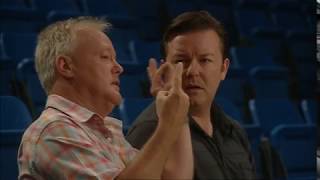 The Art Of Breaking Character Ricky Gervais Stephen Merchant Ian McKellen  Extras [upl. by Bishop]